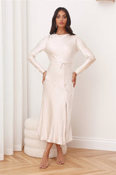 Luxury Invitation Maxi Dress Champagne