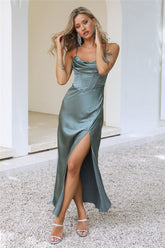 Dressed Up Midi Dress Sage