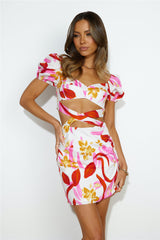 Art Dream Mini Dress Pink