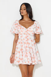 Dreams To Be Mini Dress Orange