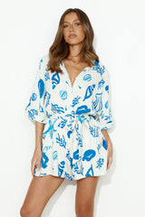Bikini Under Romper White