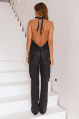 LIONESS Top Model Jean Charcoal