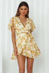 Undivided Attention Dress Yellow