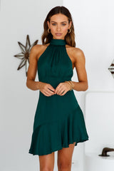 Looking Cute Dress Forest Green