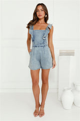 Daily Denim Romper Denim